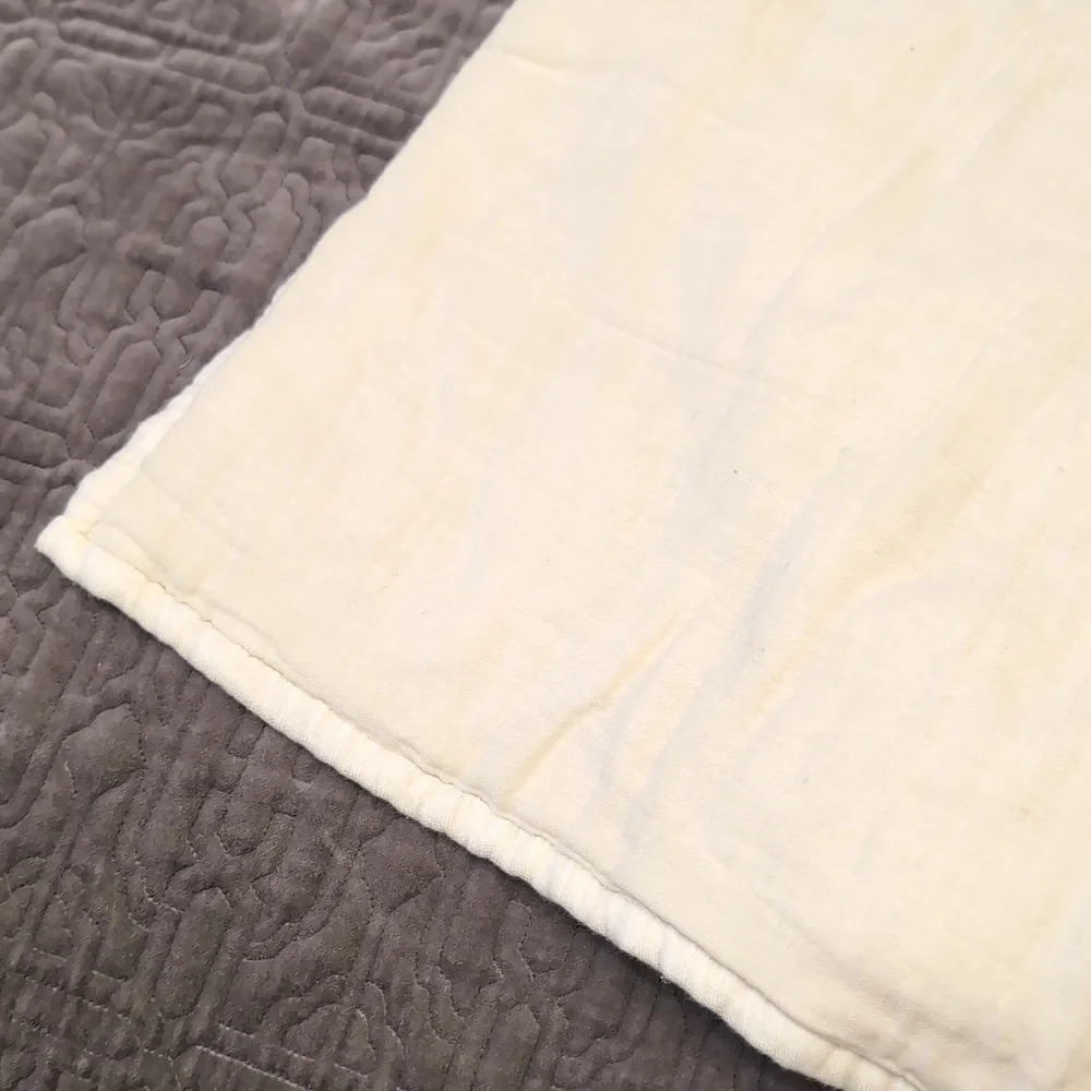 West Elm Cotton Cloud Jersey Pick Stitch Set of 2 King Shams New!